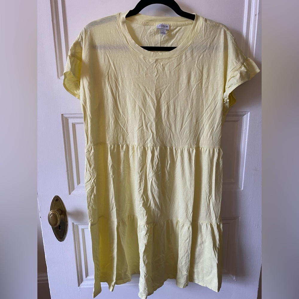 🌻Yellow J. Crew Cotton Dress